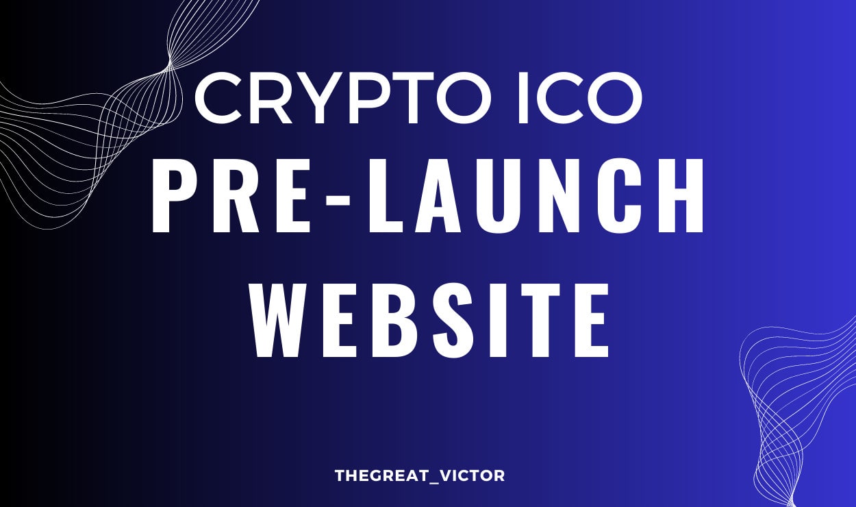 Create token pre launch website ico presale launchpad by Thegreat_victor |  Fiverr