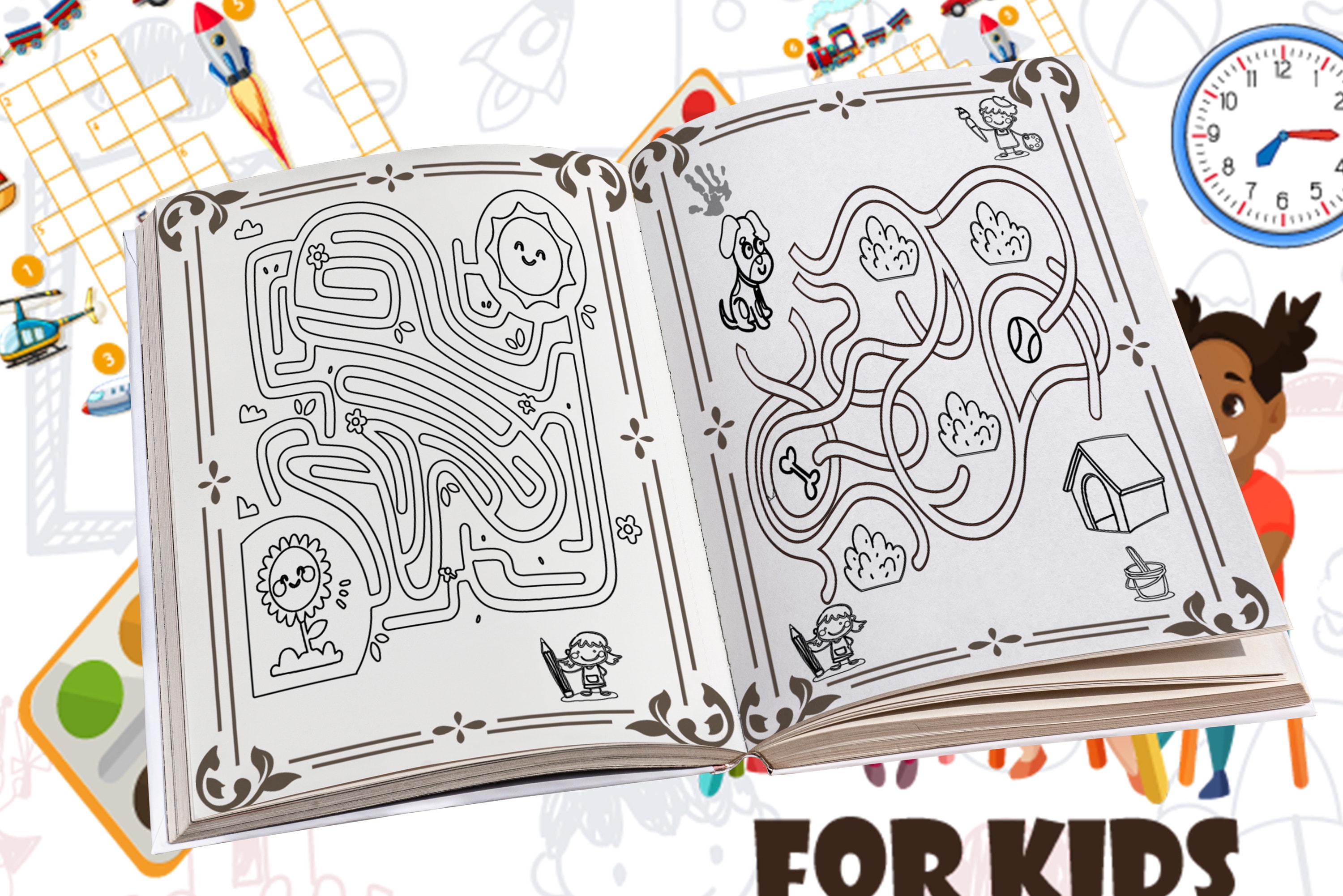 Activity Book Puzzles for Kids