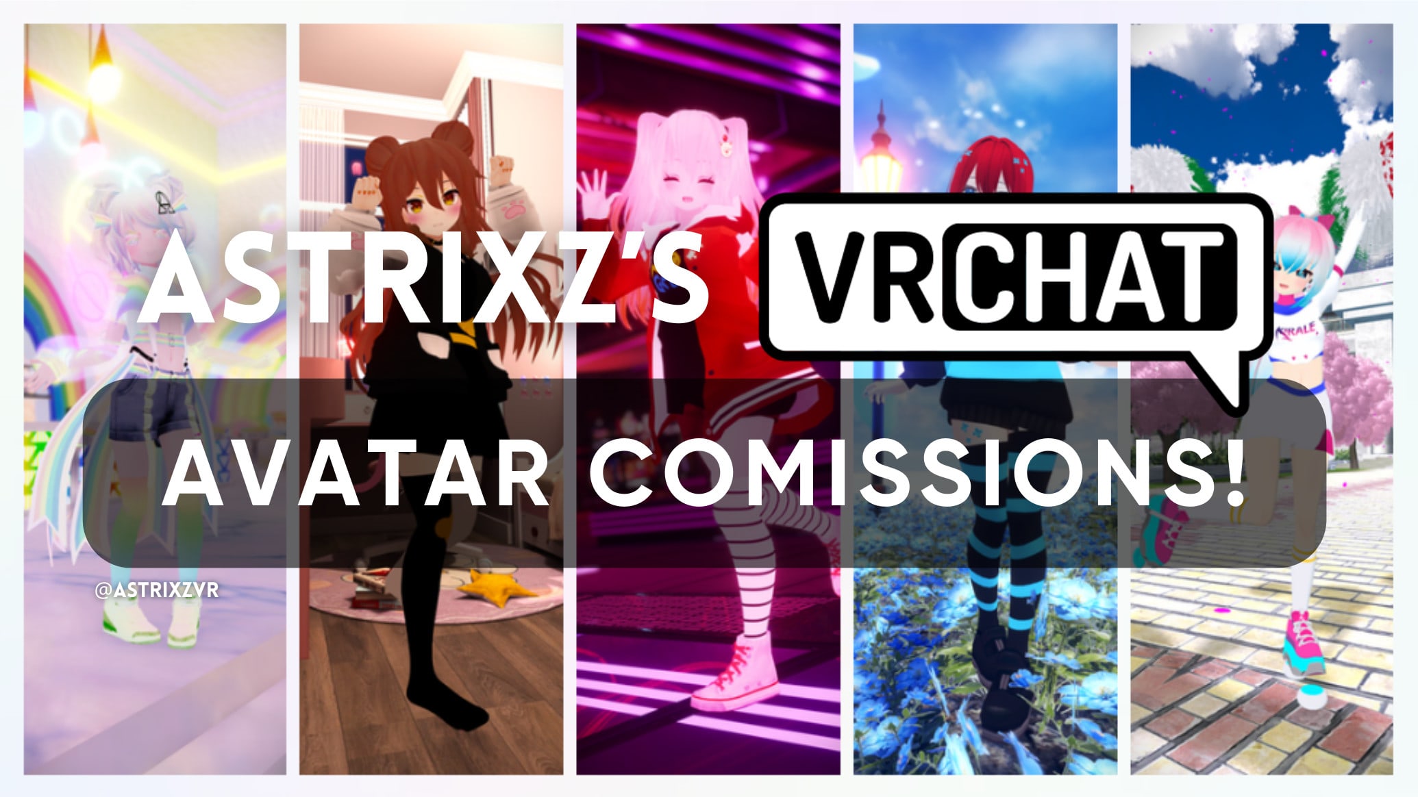 Create a custom booth vrchat avatar for you by Astrixz | Fiverr