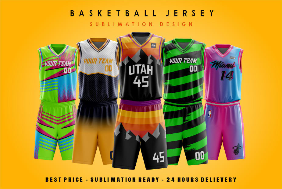 BASKETBALL JERSEY ( FULL SUBLIMATION AND CUSTOMIZE DESIGN
