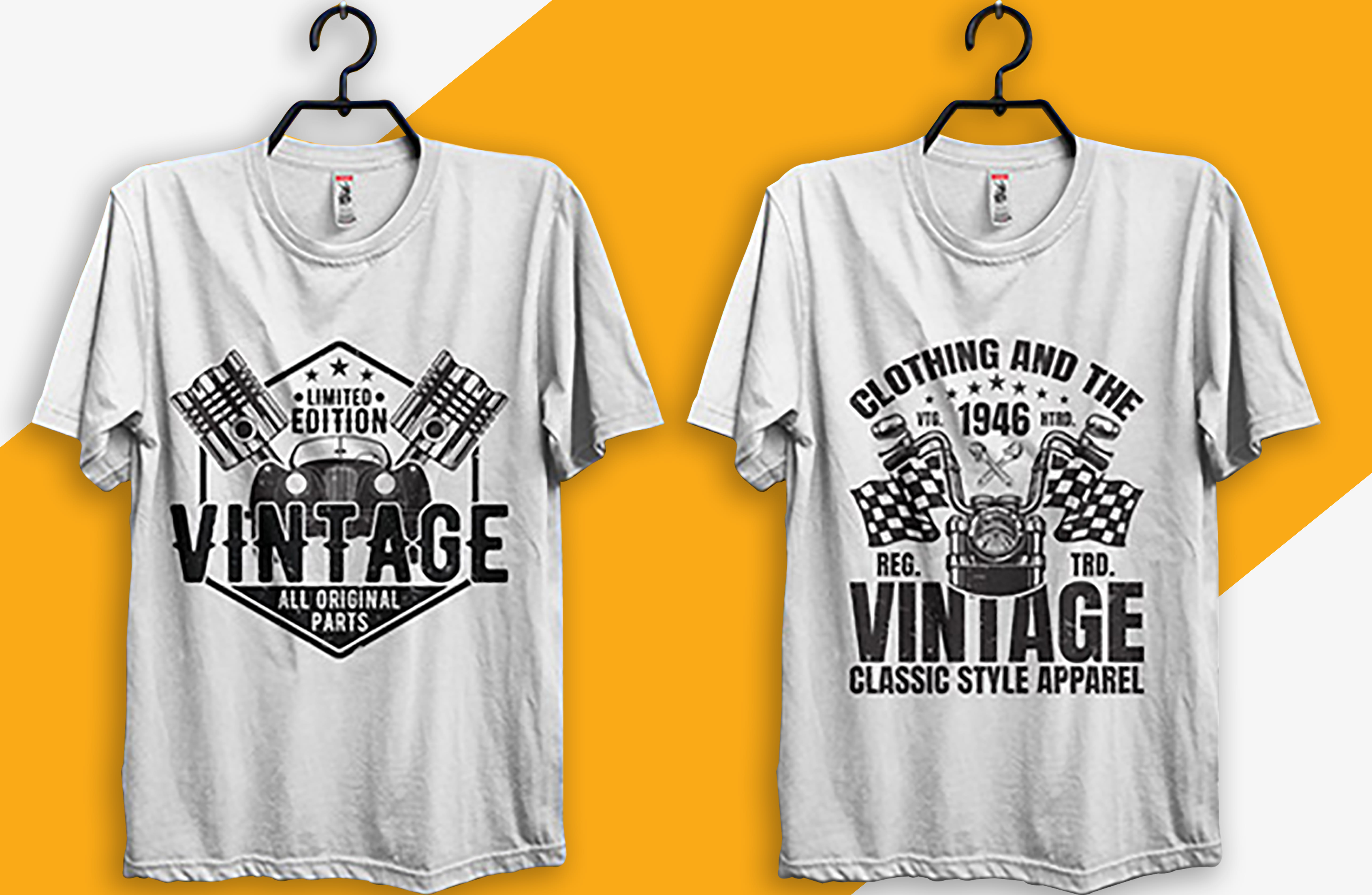 Vintage Retro T-Shirt Design Bundle - Buy t-shirt designs