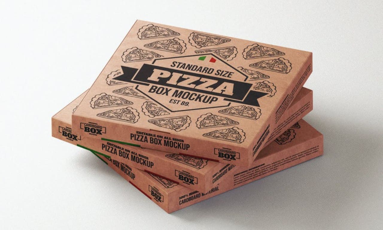 design unique pizza box, burger and food box for your restaurant