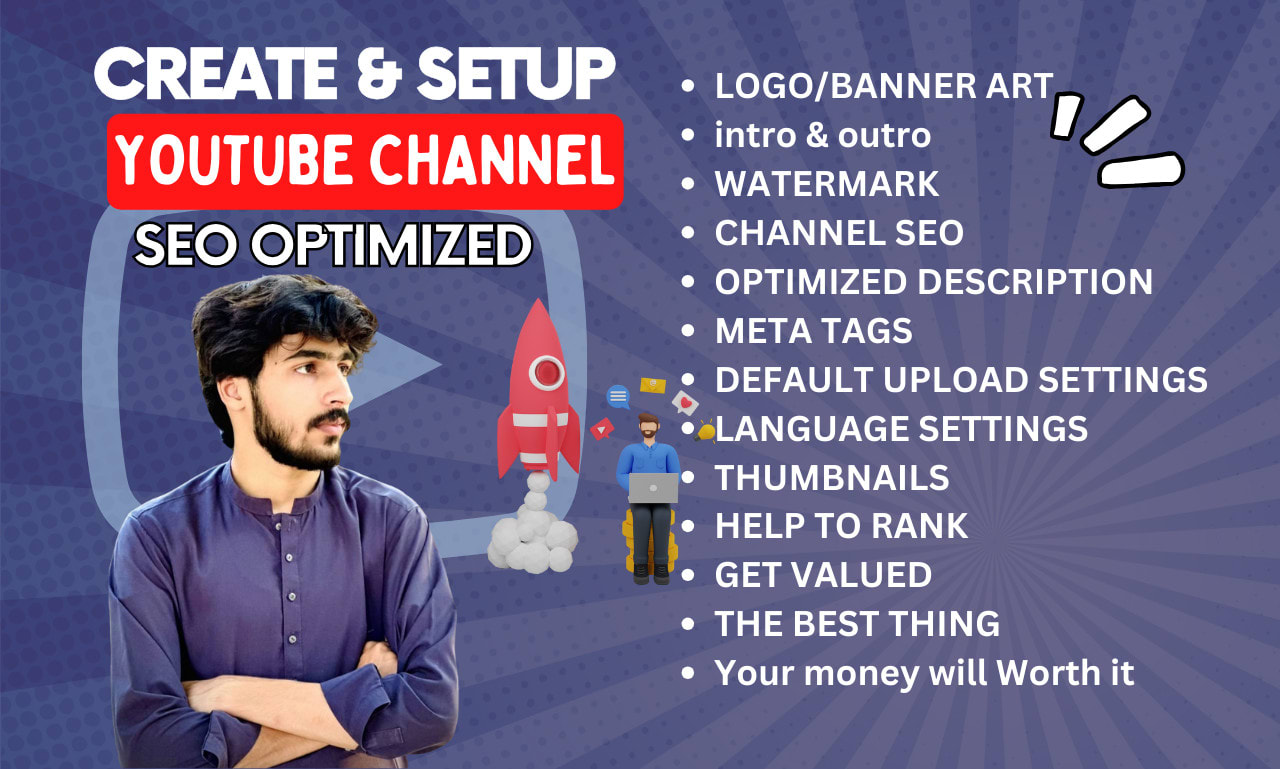 Create and Setup YouTube Channel