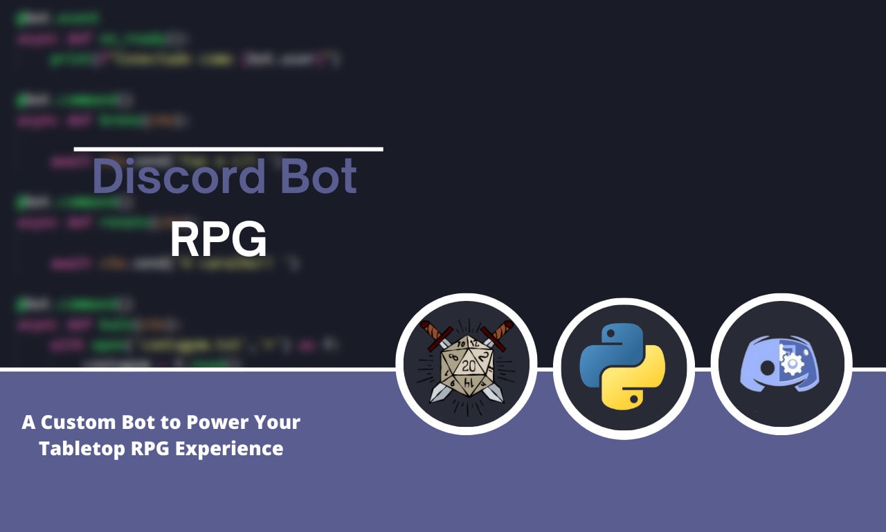 Discord RPG bot with Python