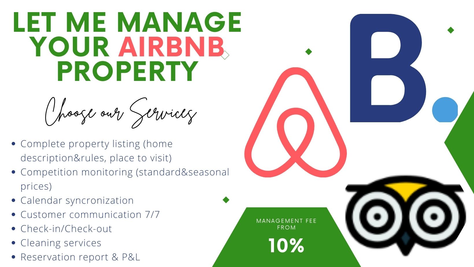 Manage your properties on airbnb, booking and on other otas by Szaszrozalia  | Fiverr