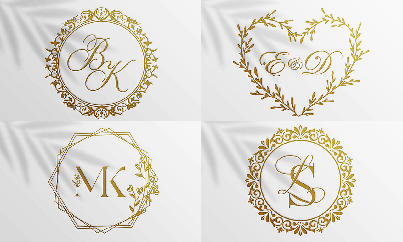 Design attractive initials, monogram wedding logo by Armandesignbd