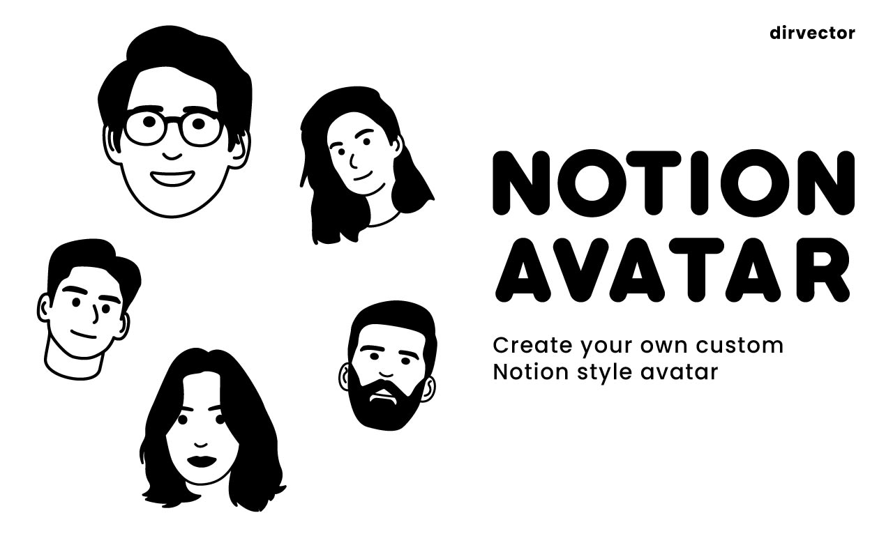 Custom Notion-styled Avatar Icon