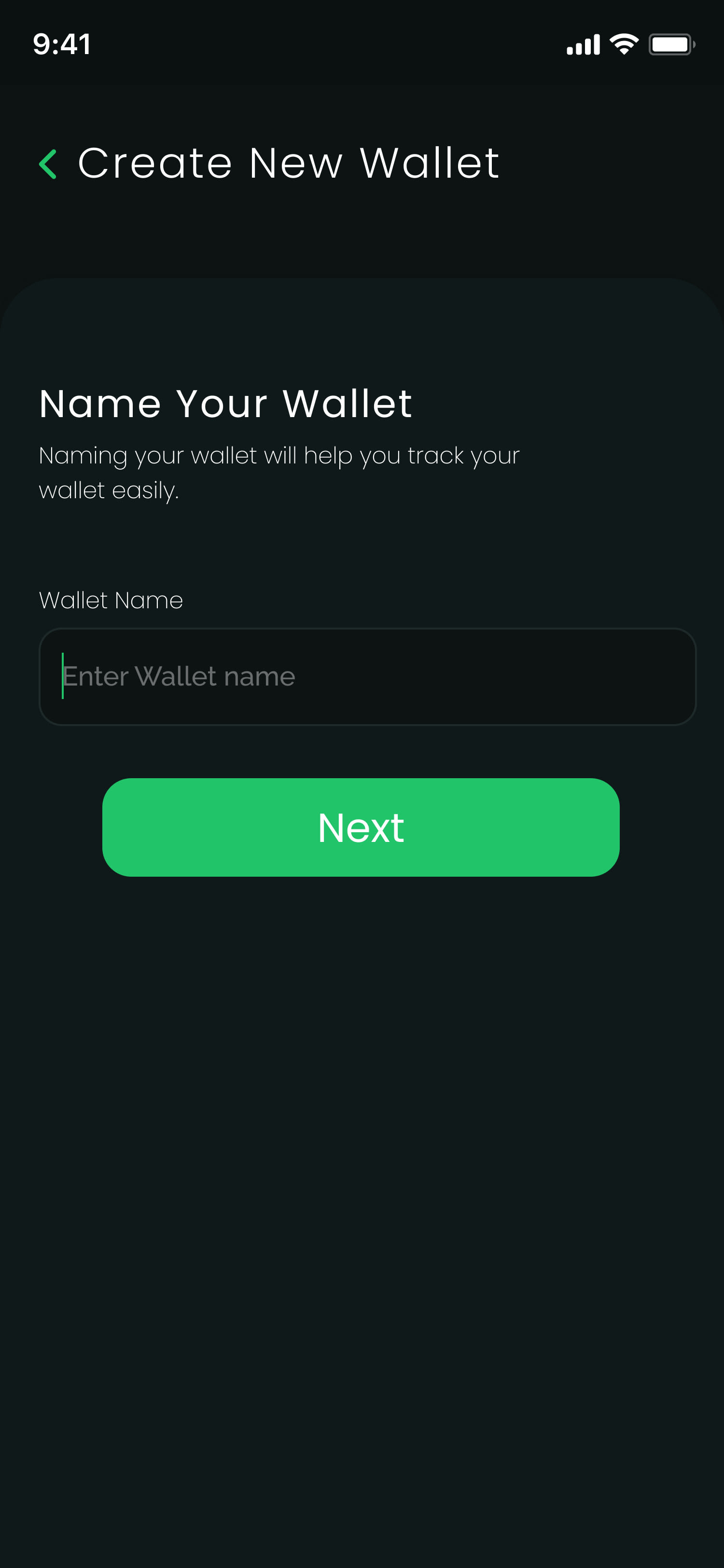 Maak nu een crypto wallet