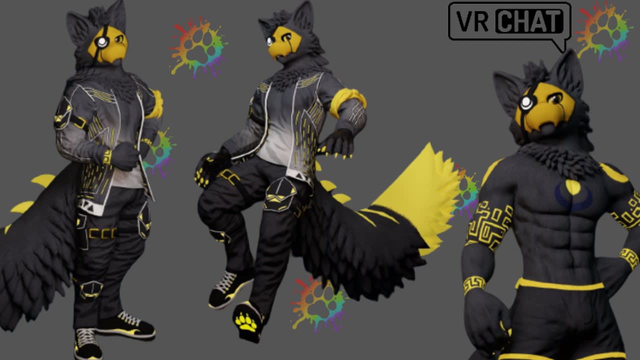 Do Custom Vrchat Avatar, Furry Avatar, 3d Model, Fursona, 47% OFF