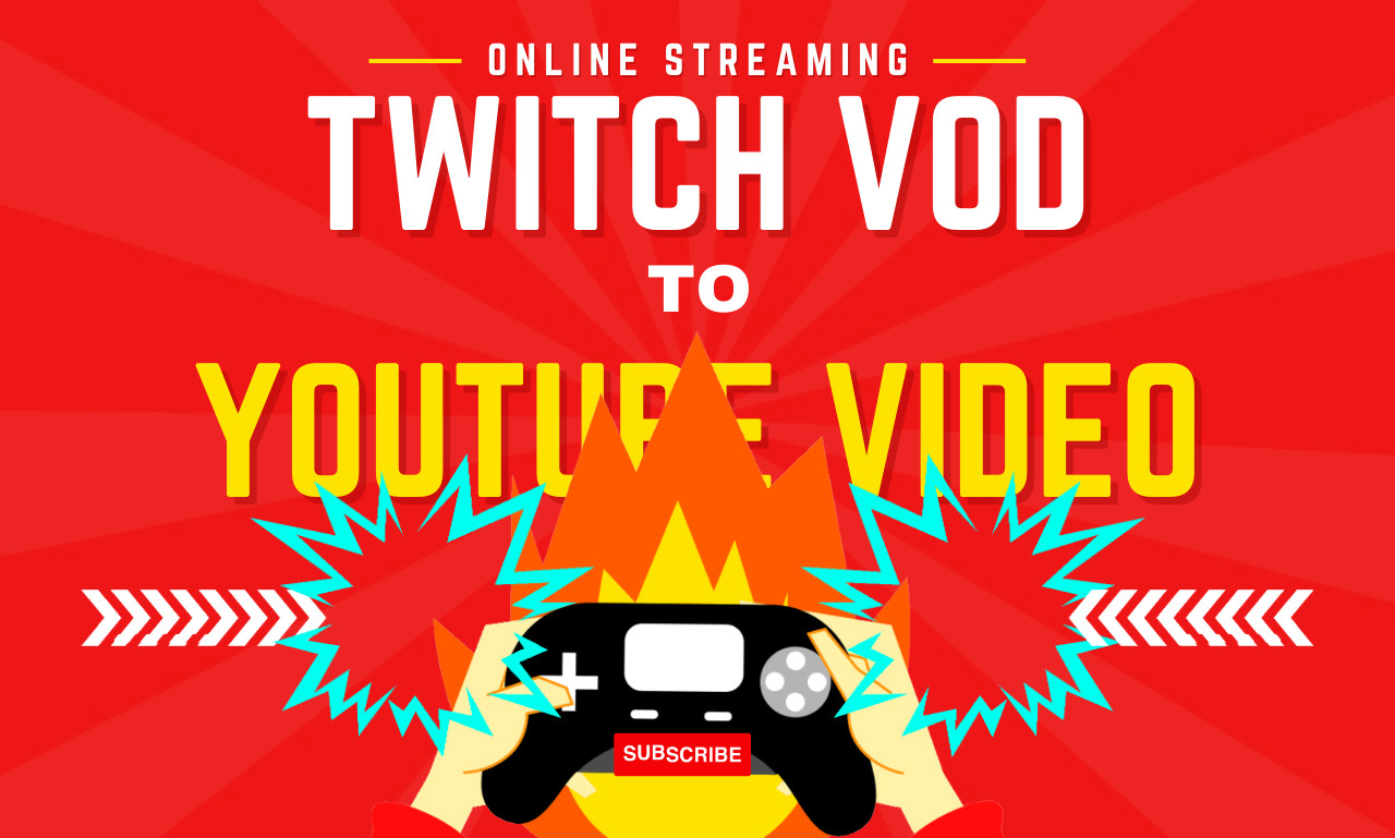 Edit twitch stream vod for engaging youtube highlight video by Cahirbatey Fiverr