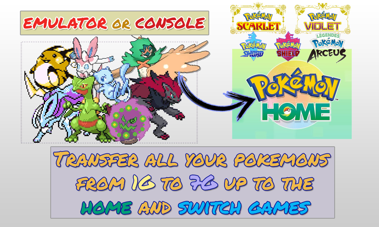 Legends Arceus Transfer Pokemon From 3ds To Home Pokemon Legends