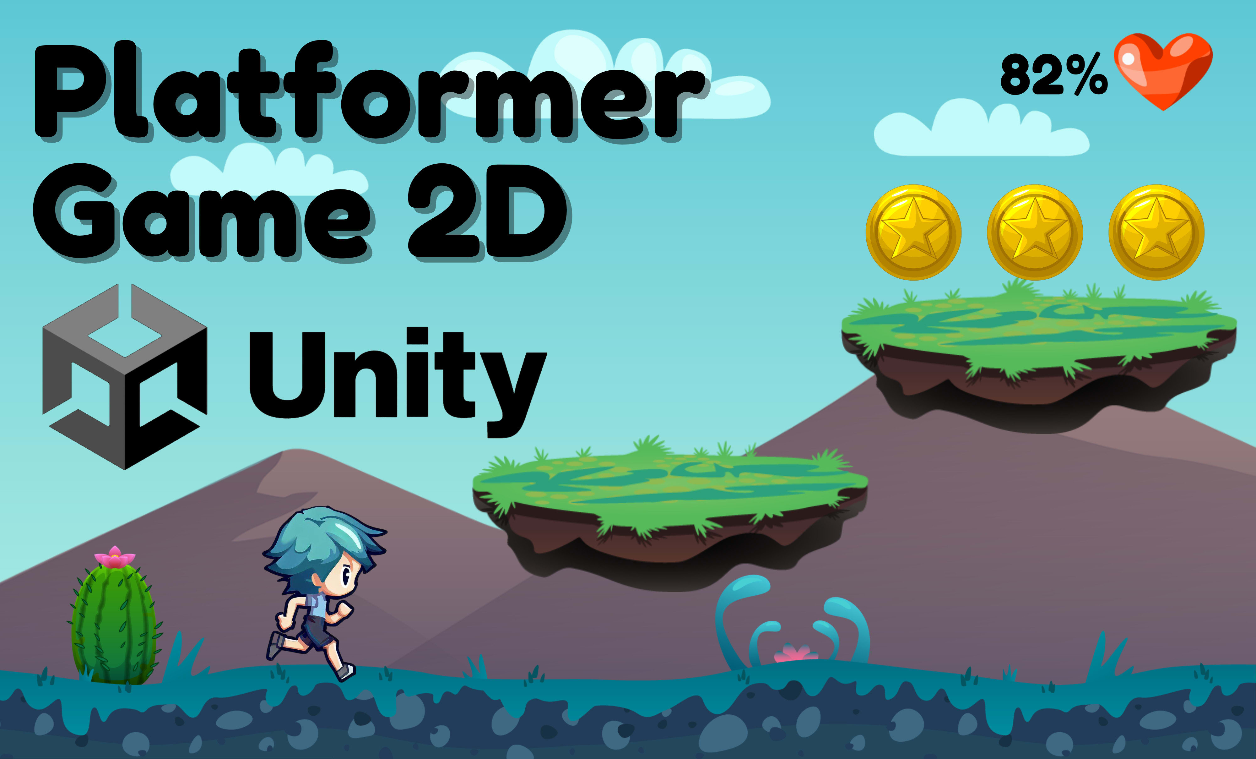 Develop a 2d platformer game in unity by Sebastian_teran | Fiverr