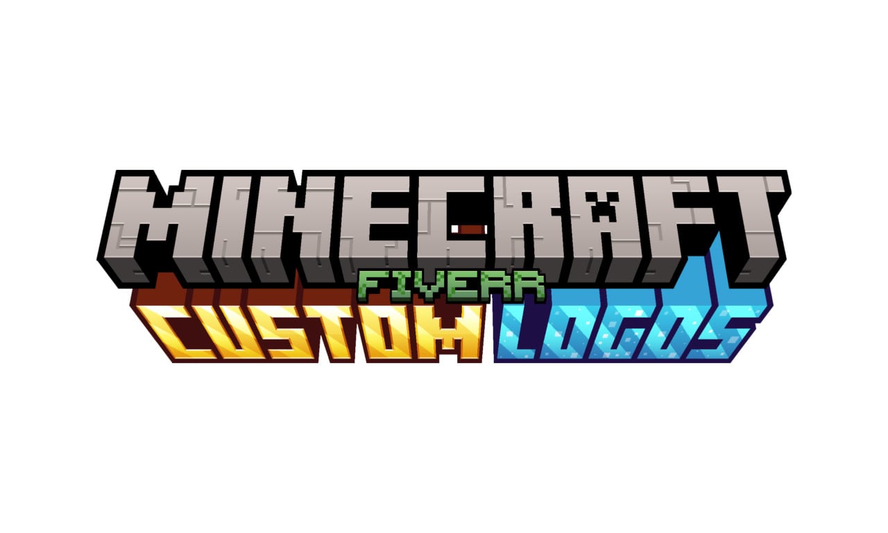 make you a custom 3d minecraft logo