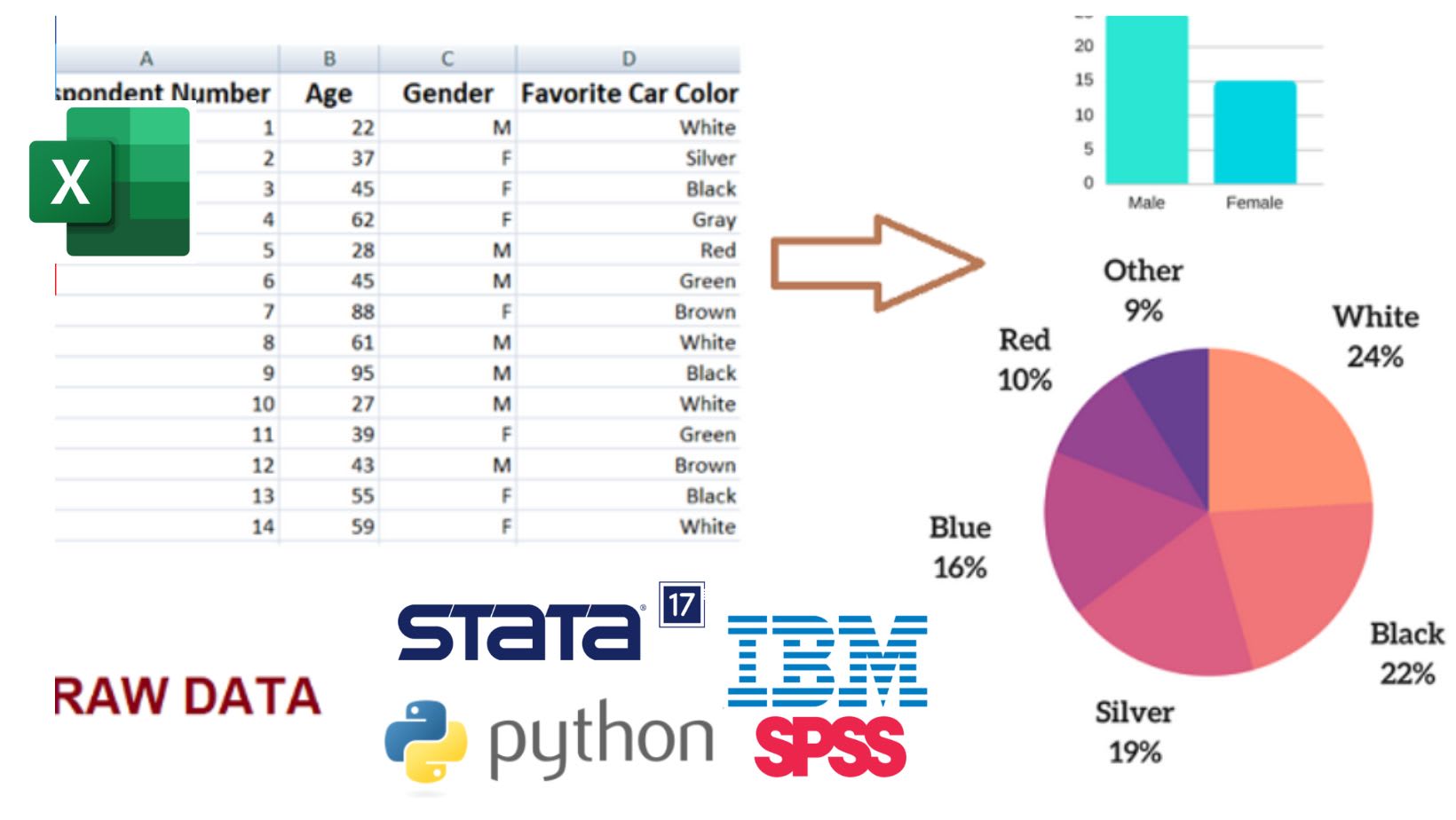 Descriptive Statistics Excel/Stata