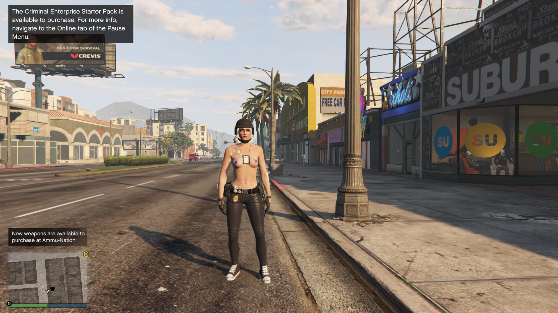 Gta 5 tenues modifiées pour les personnages masculins et féminins