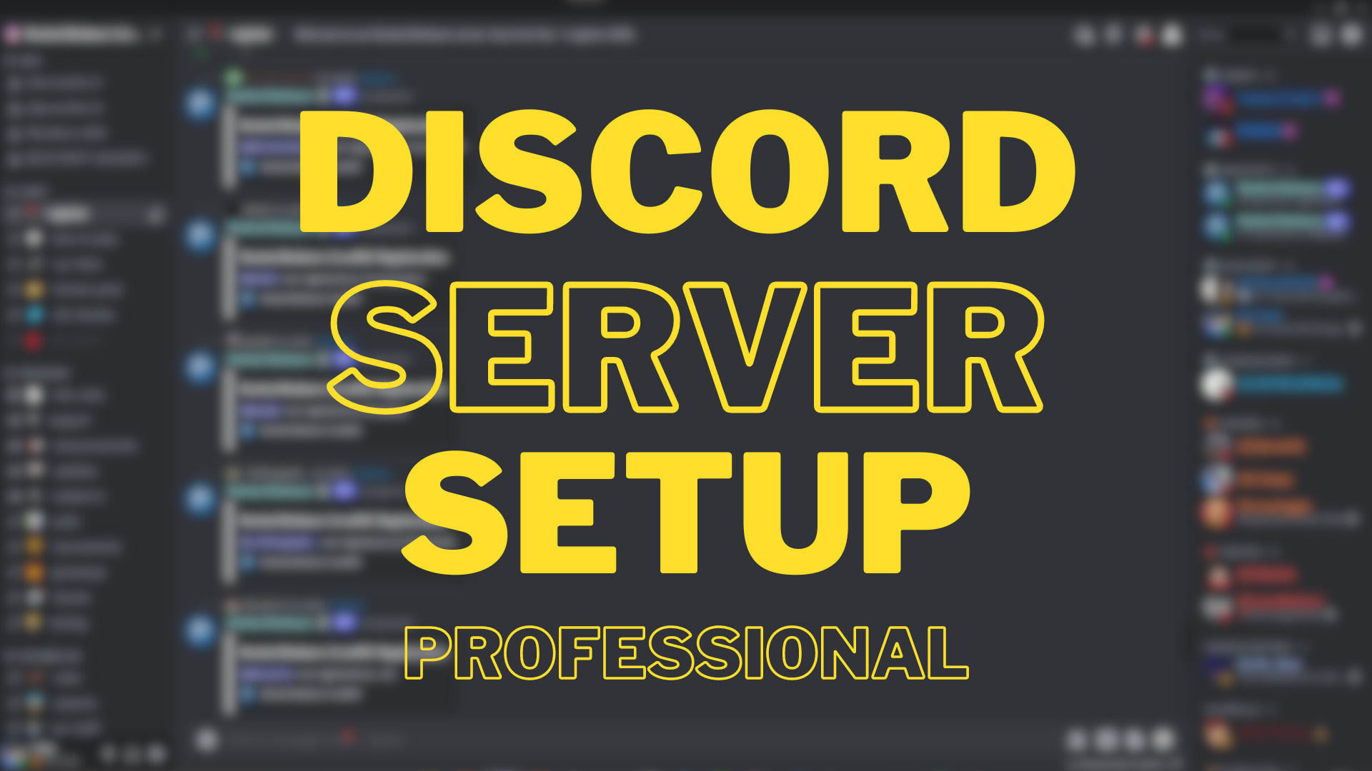 Complete Professional Discord Server Setup