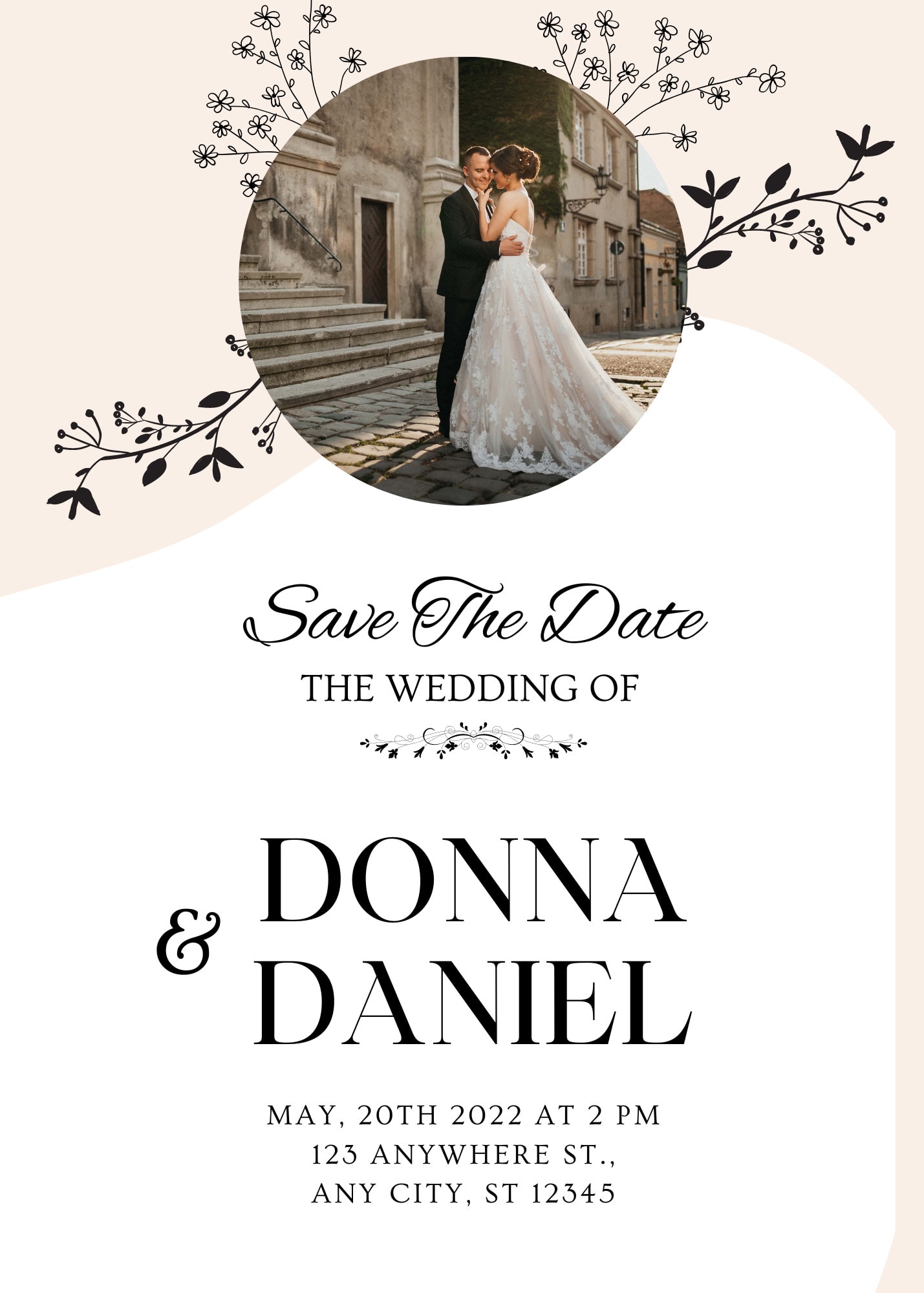 do a beautiful wedding invitation for you