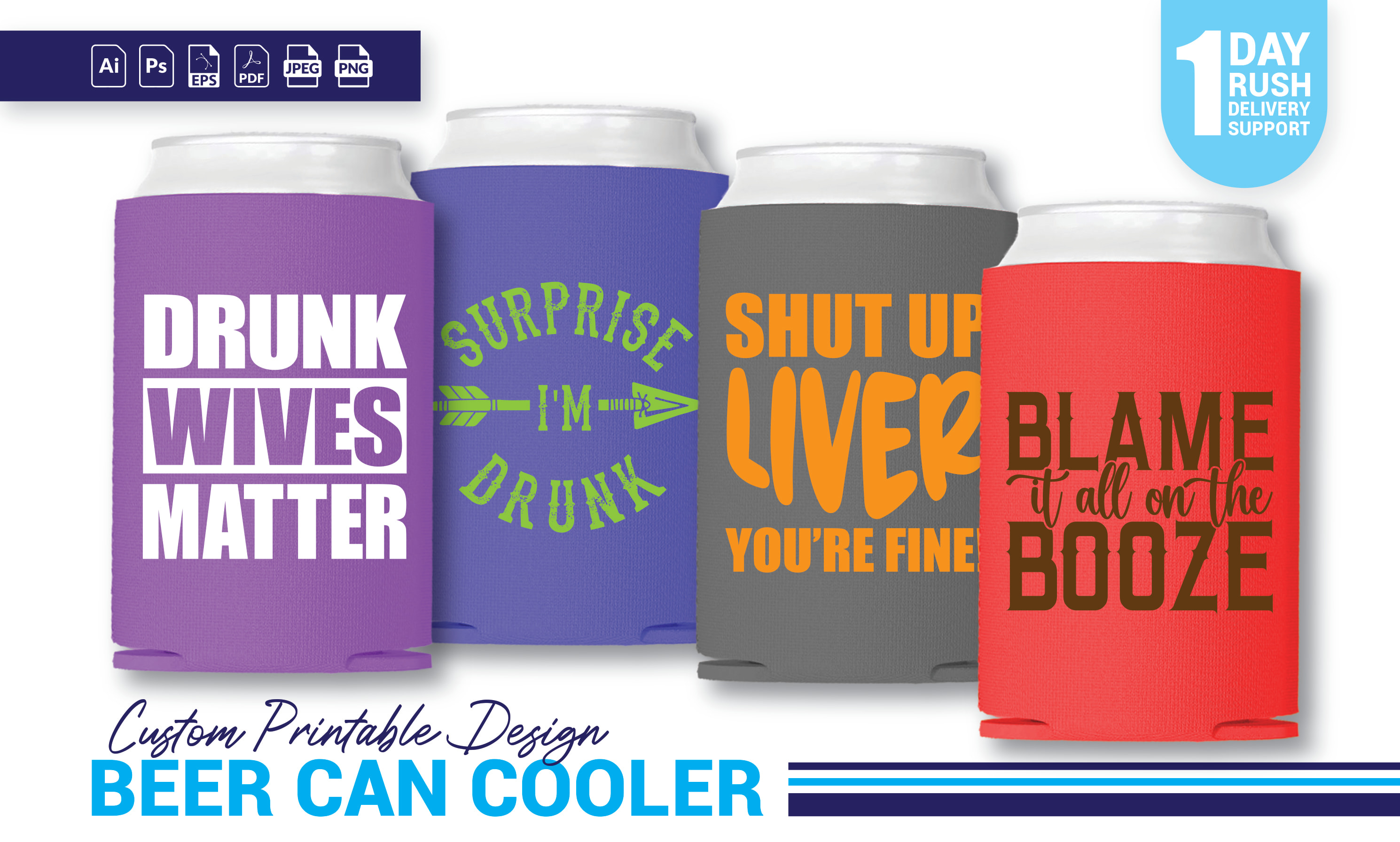 PRINTABLE Can Cozy Template Downloadable PDF Beer Can, Soda Can Display  Templates. Diy Printable Packaging, Tags for Handmade. 