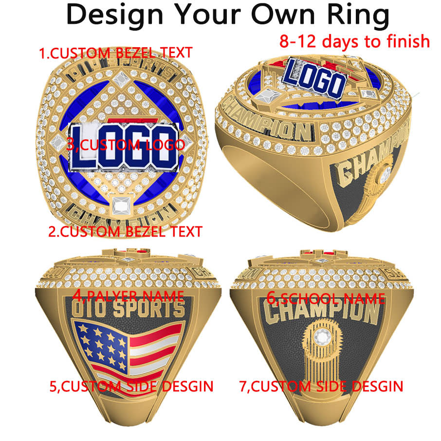 Design Your Own Custom Championship Ring | TrophySmack | Silver