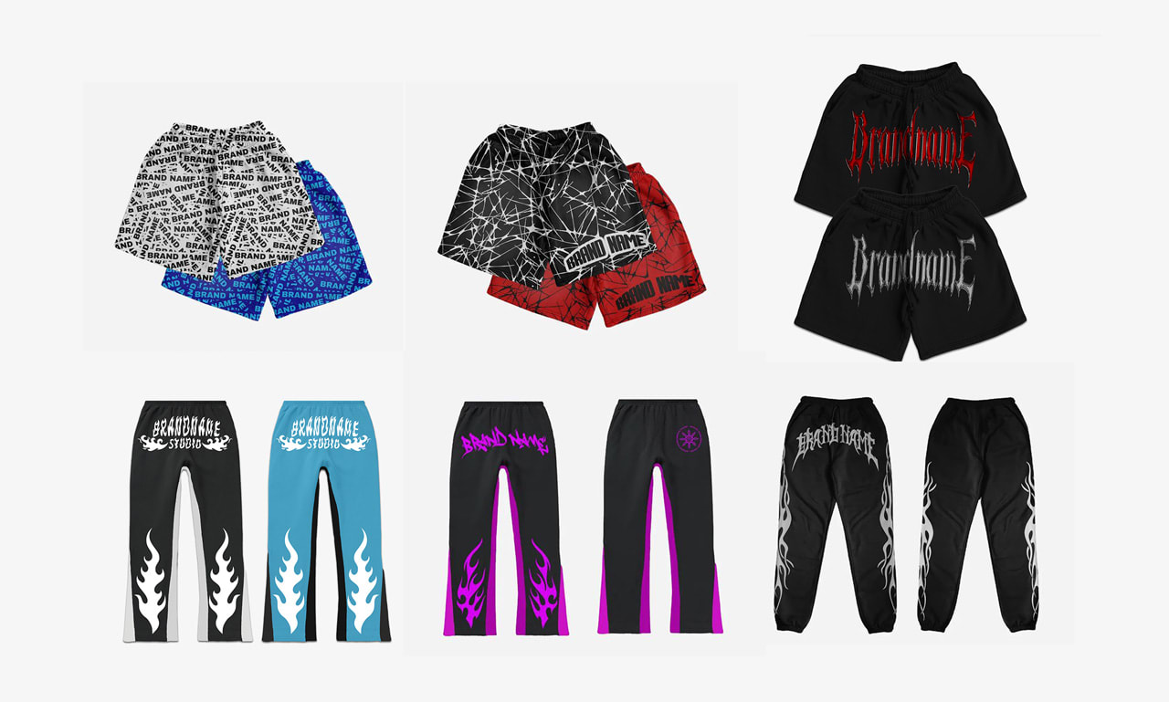 Create shorts , sweatpants , sweats , flared pants design by Flawlesstd