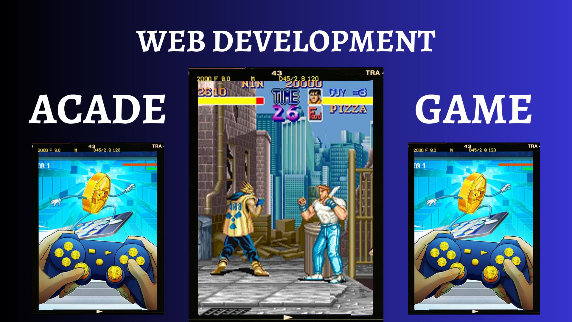 Create an arcade games website, tournament game, game website, and