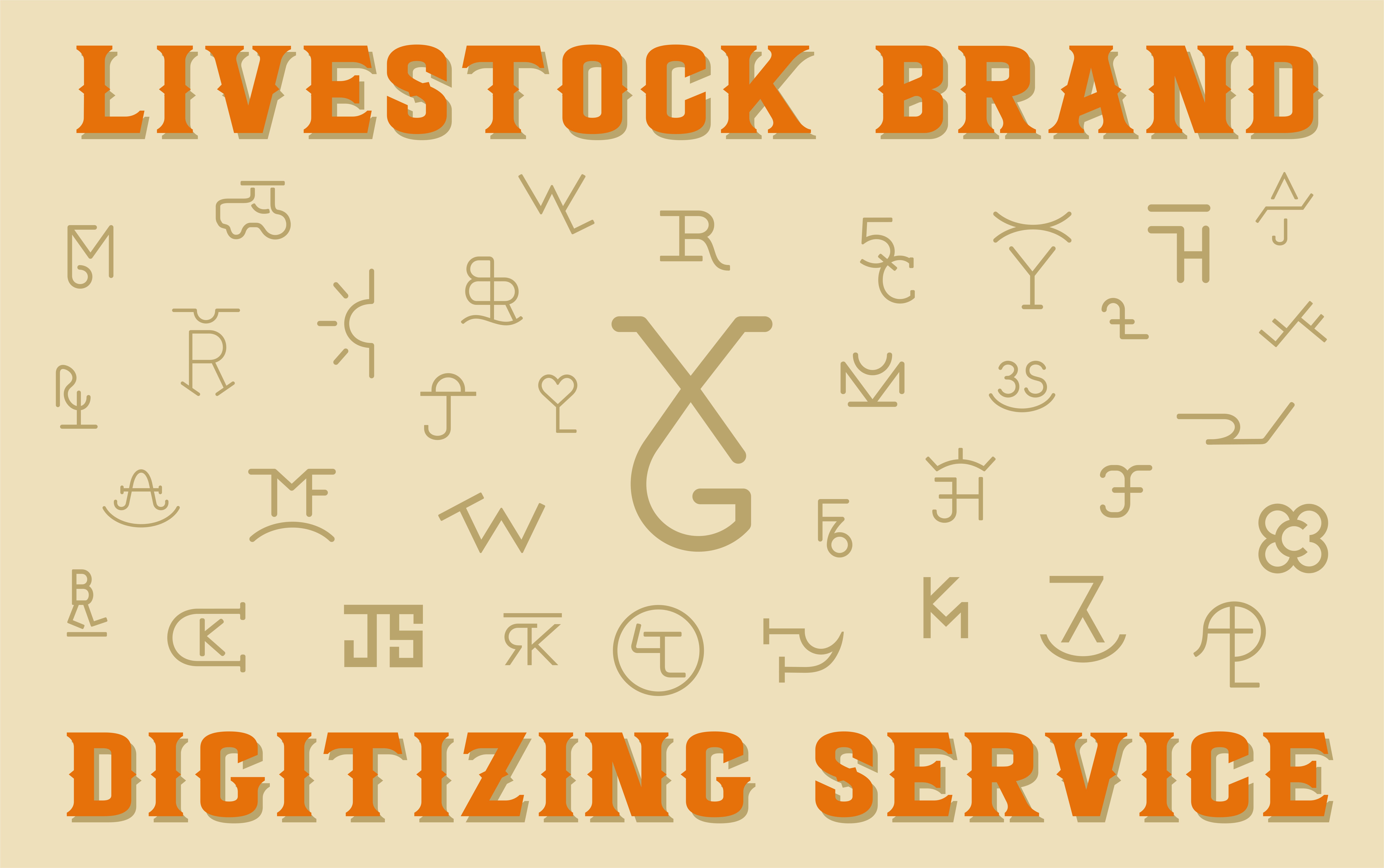 Livestock Brand Design Service by Xcalibur Ink. Graphx Cattle Brand Design  Service Ranch Brand Design Service 