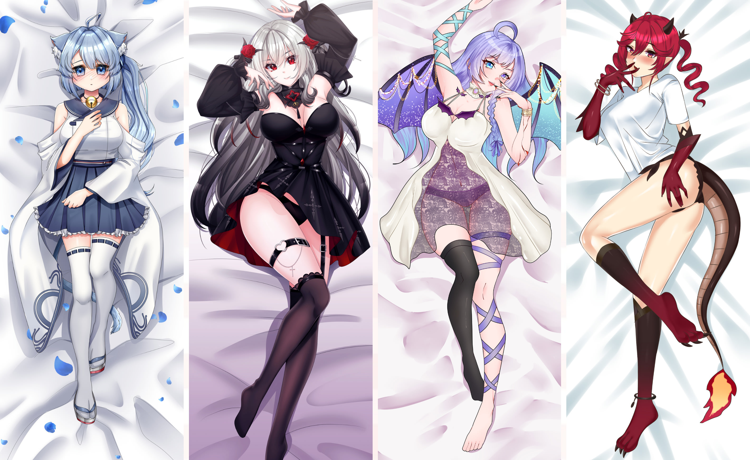 Dibuja dakimakura y almohada corporal personalizados para tu oc, personaje  de anime, vtuber