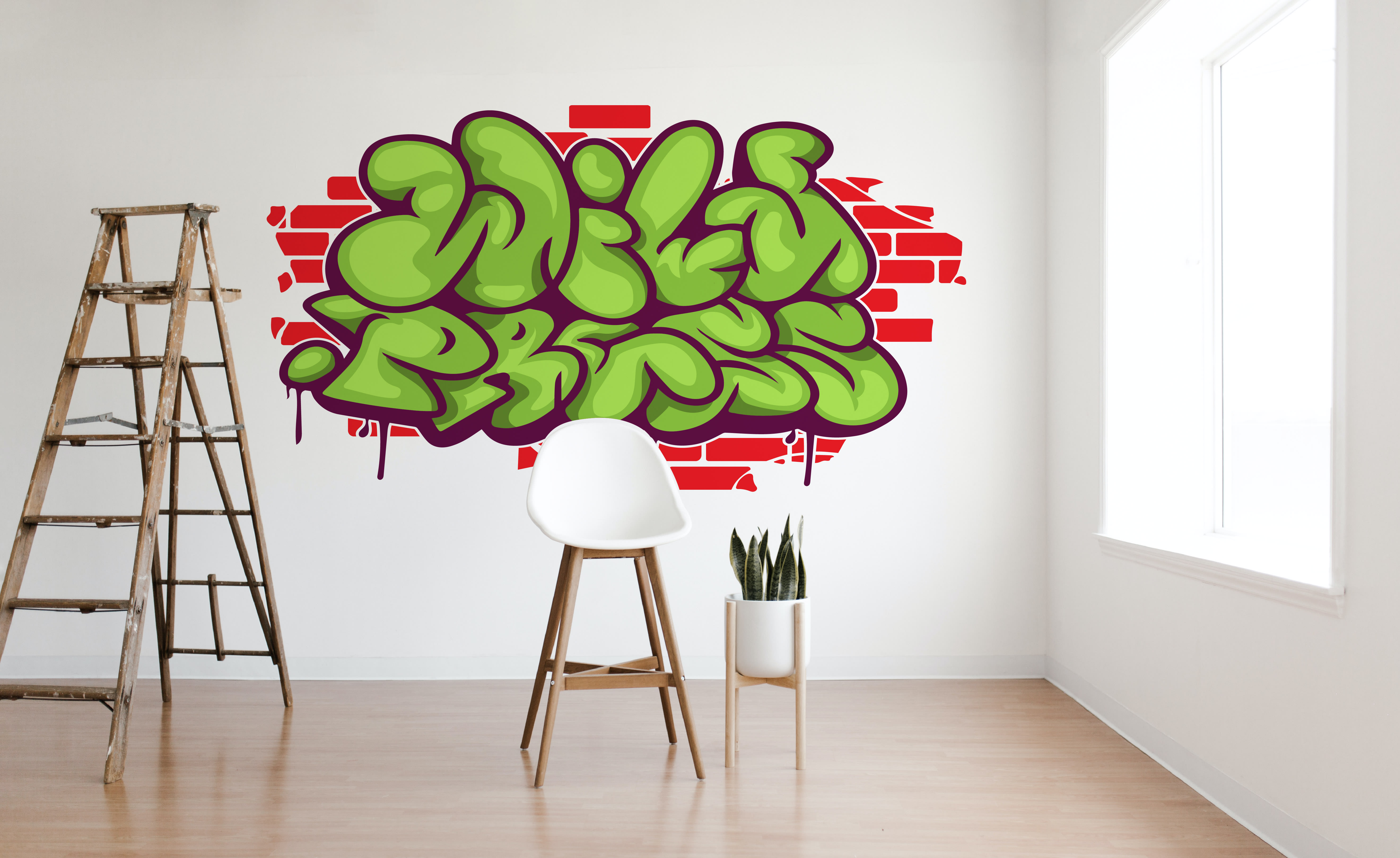 wandtattoo graffiti Graffiti Wall Decal Graffiti Tapeten, Street Art Fototapeten Kaufen