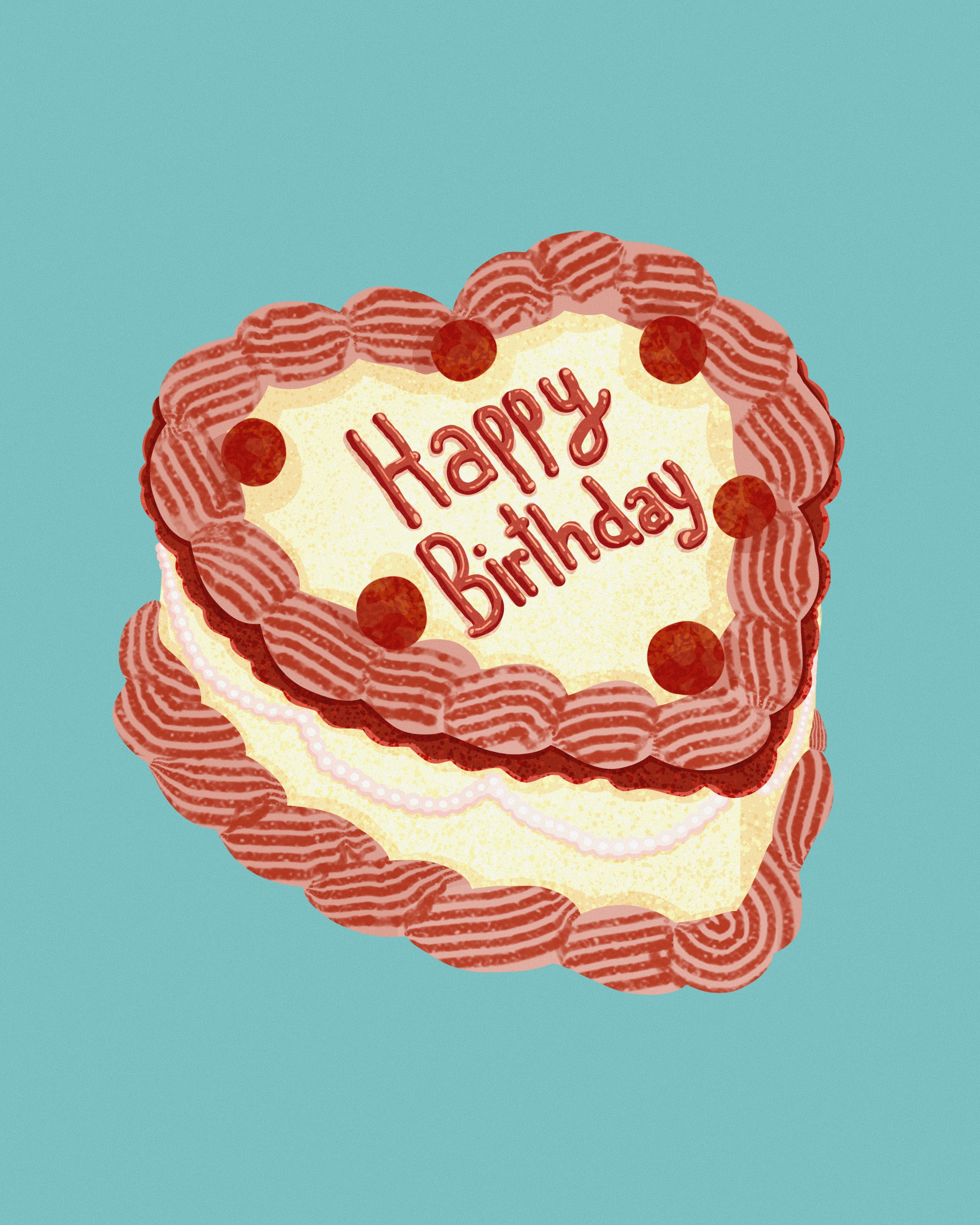 Birthday Cake Club: Berry Prosecco Cake - by Tessa Huff
