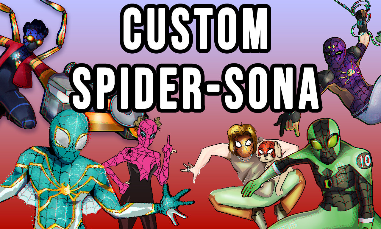 create your own spider man suit deisgn or spider sona