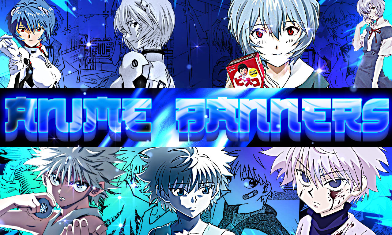 Free Anime YouTube Banner Template | 5ergiveaways