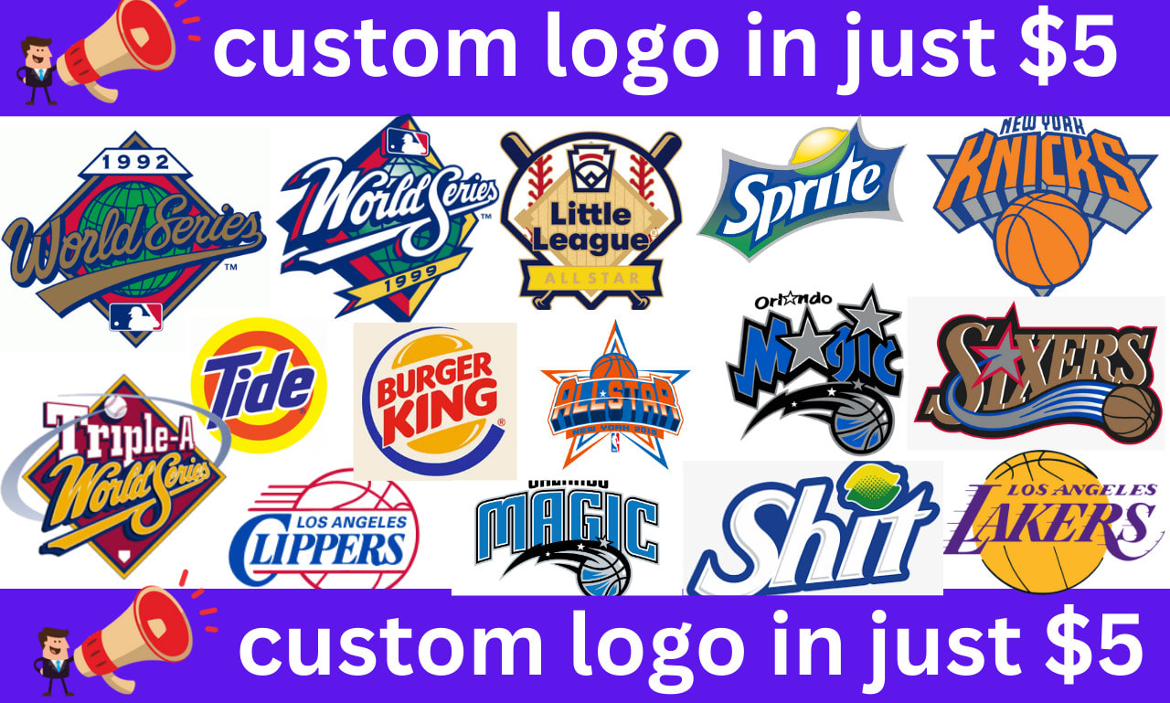 Samiyabloch: I will make custom nba, mlb parody logo tags , world