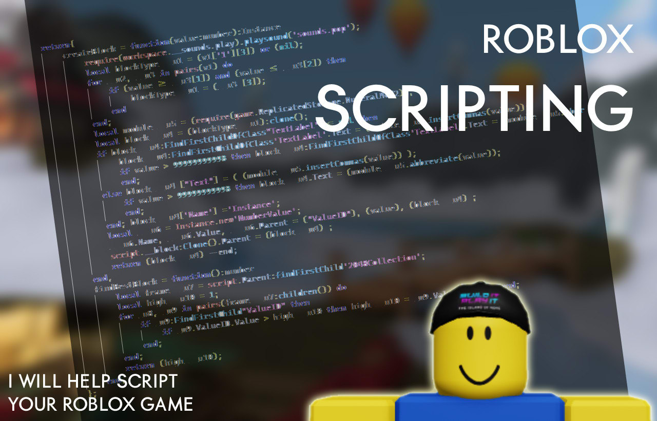 I will build full roblox game for you with script, map and be your scripter  - FiverrBox
