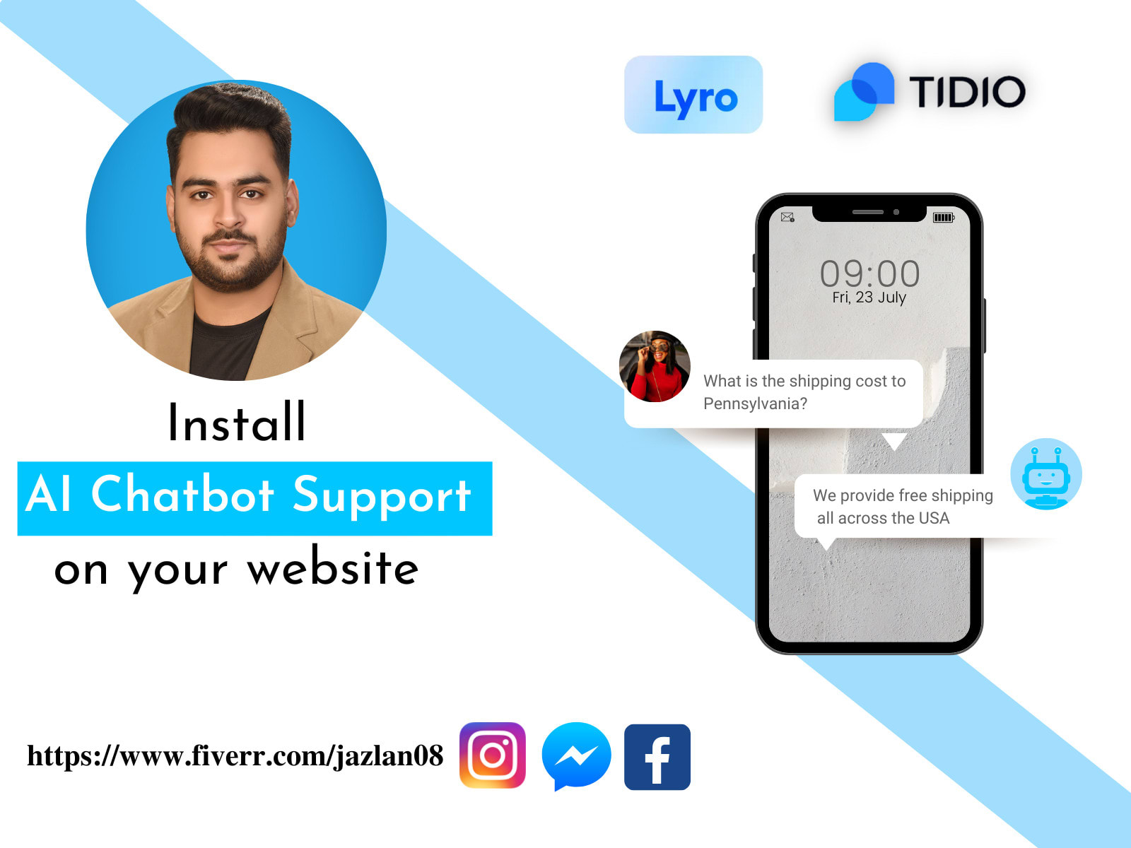 Lyro - conversational AI chatbot – Tidio