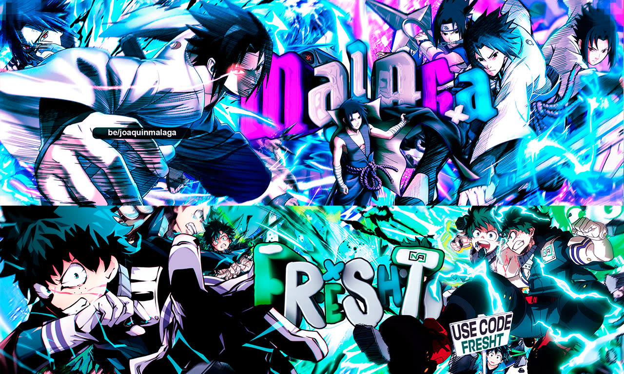 Design a cool custom anime header banner for youtube twitter facebook  twitch etc by Joaquin_malaga1 | Fiverr