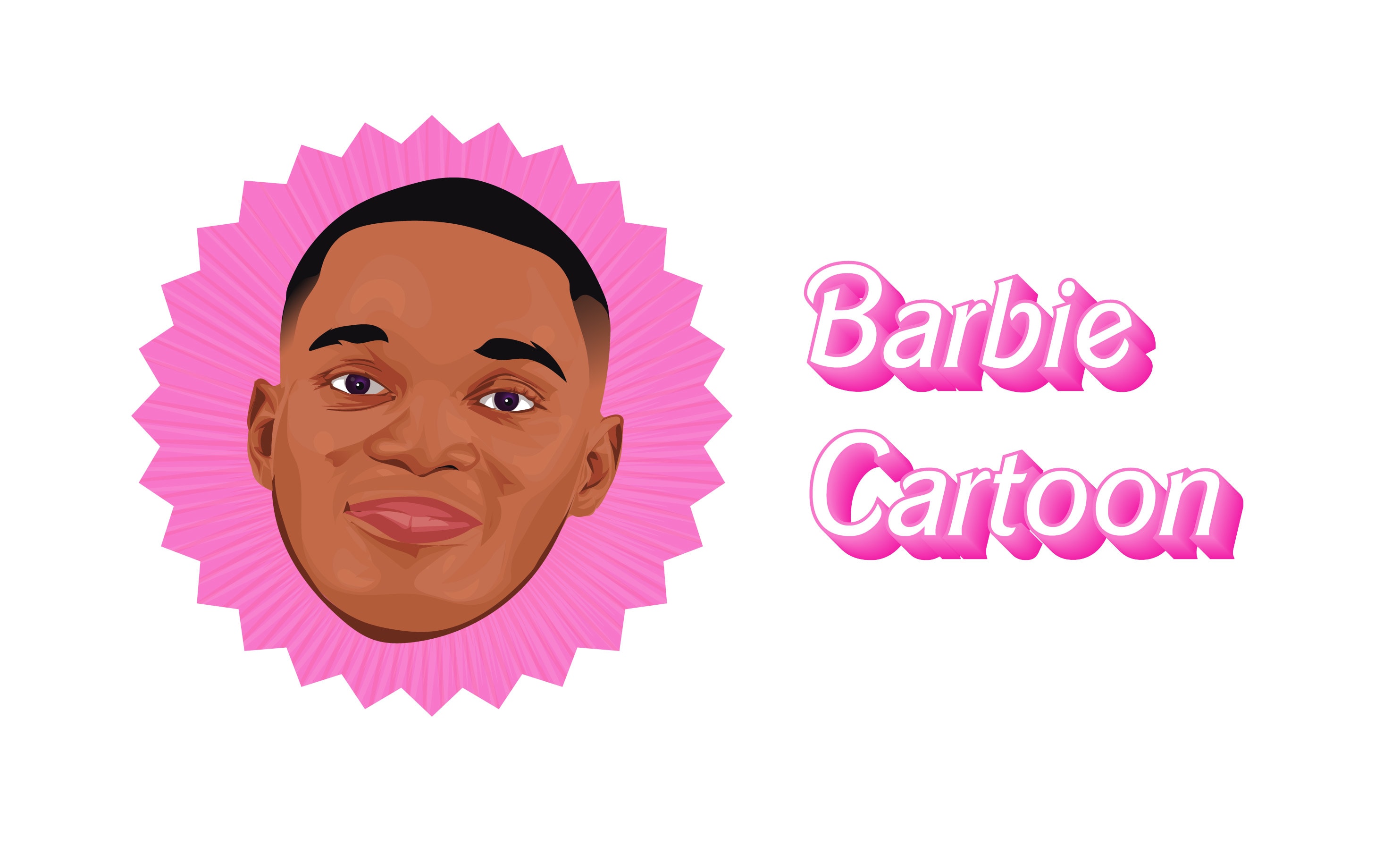 Disegna la tua foto in un cartone animato di barbie