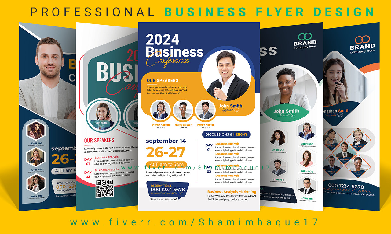 Do professional advertising flyer design one pager leaflet design
