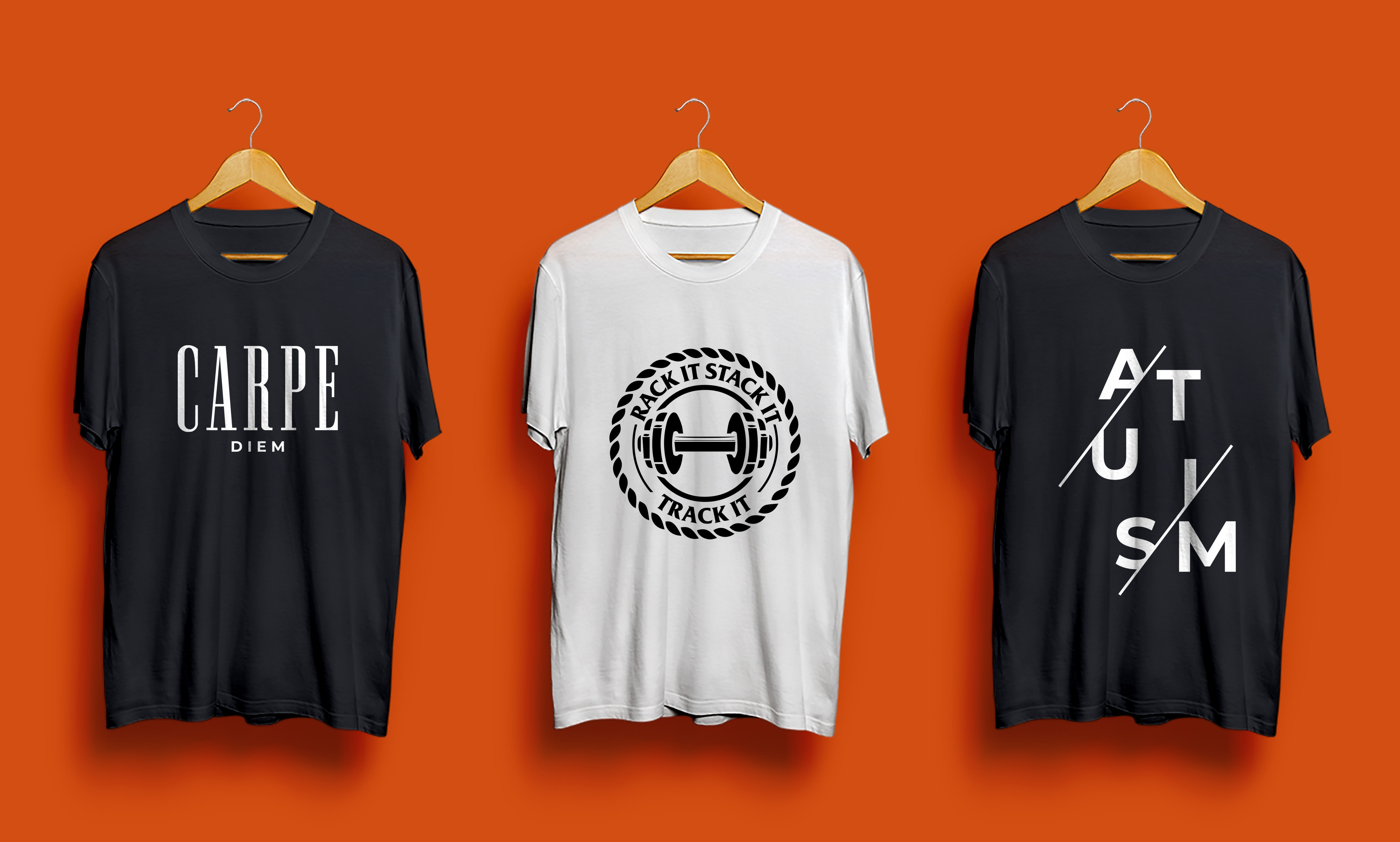 Create custom and minimalist typography t shirt design by Dexignaesthetic Fiverr