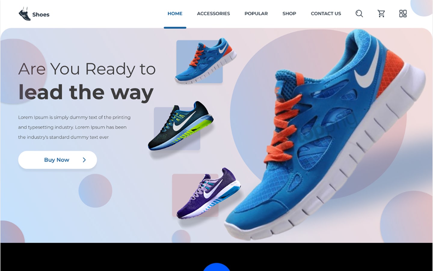 Shoe. - Ecommerce Sneakers Shop | Ecommerce web design, Sneaker shopping,  Shopify website design