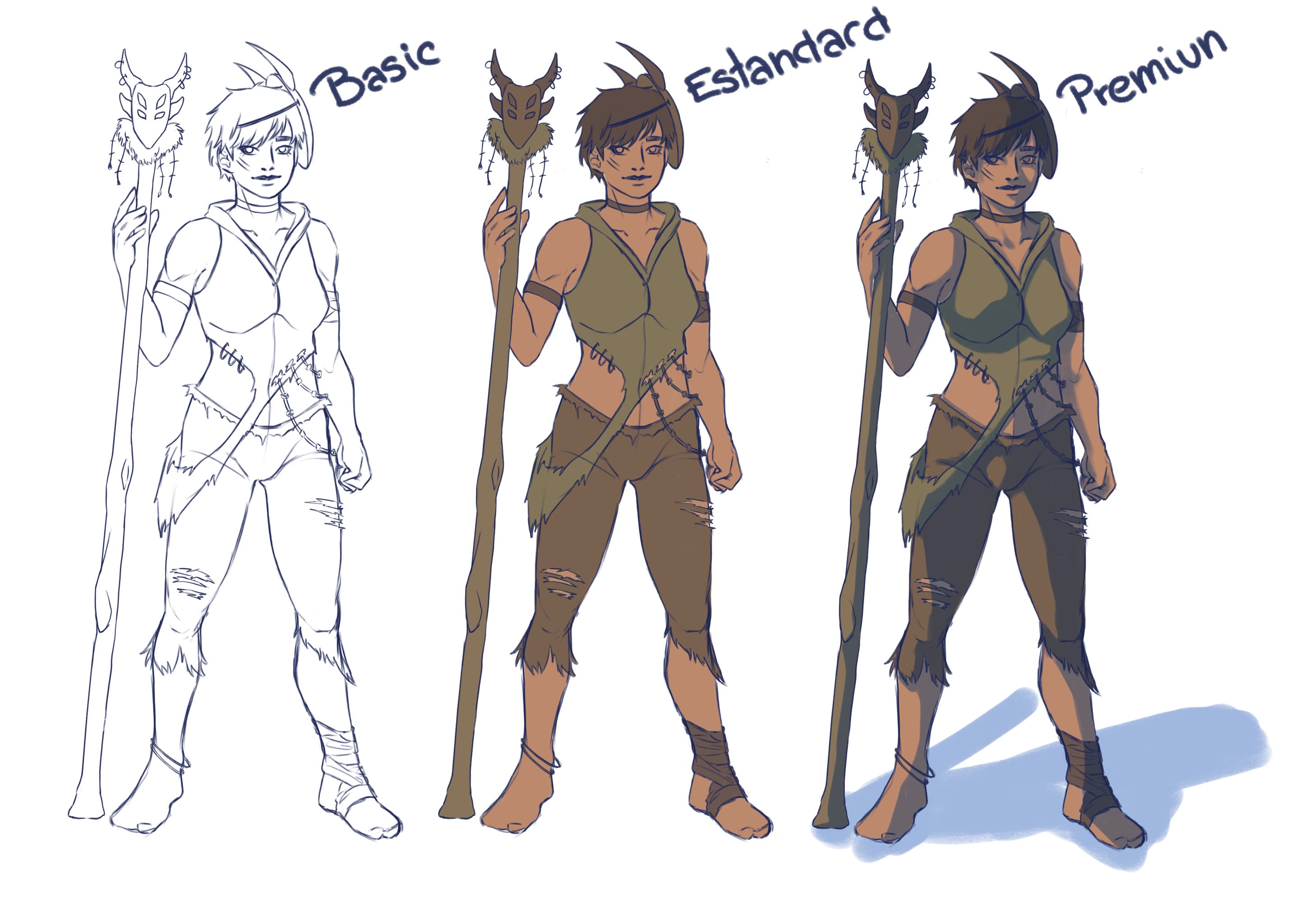 こちゃろう。プロフ必読⭐︎ draw-full-body-characters-for-