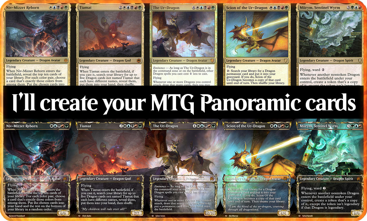 mtg panorama cards All 6 Panorama scenes from the LOTR set. : r/magicTCG