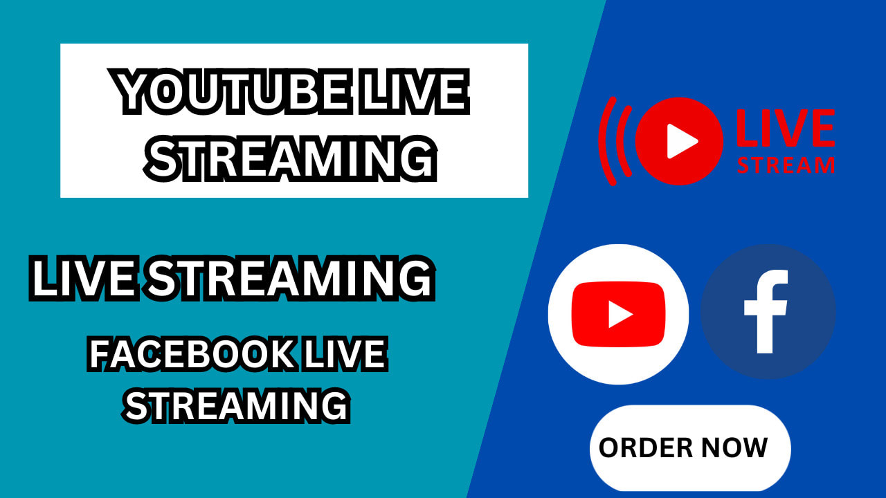 Do youtube and facebook livestream for your channel by Samueladeyin198 Fiverr