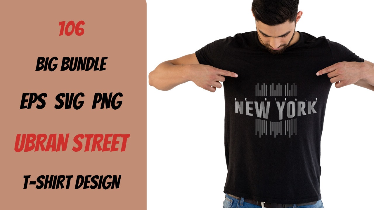 106 Urban T-shirt Designs Collection