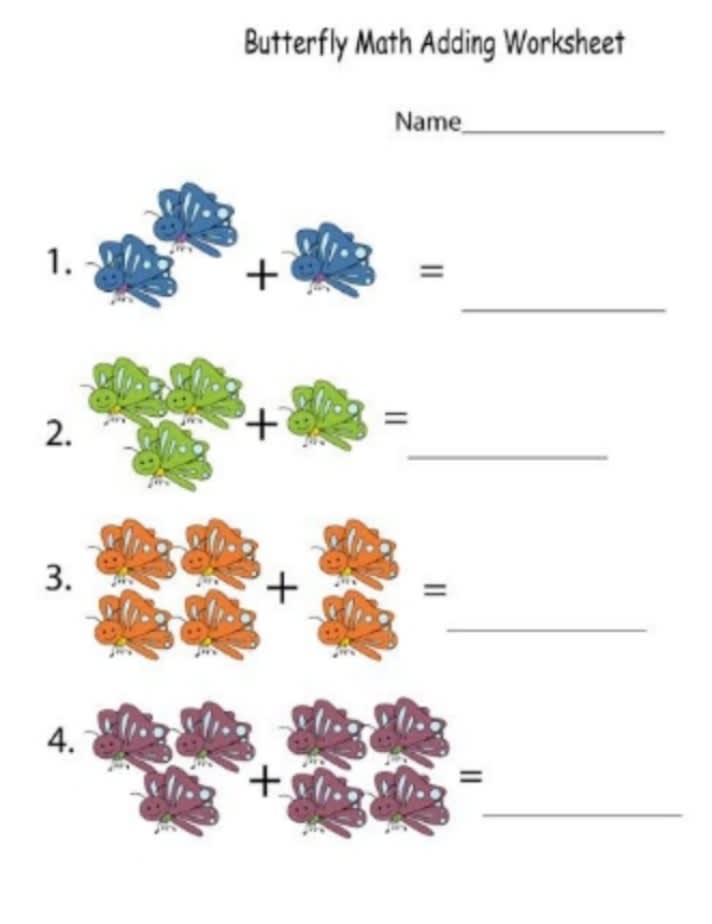 3 4 Year Old Math Worksheets Year 1 Maths Worksheets (age 5 6)