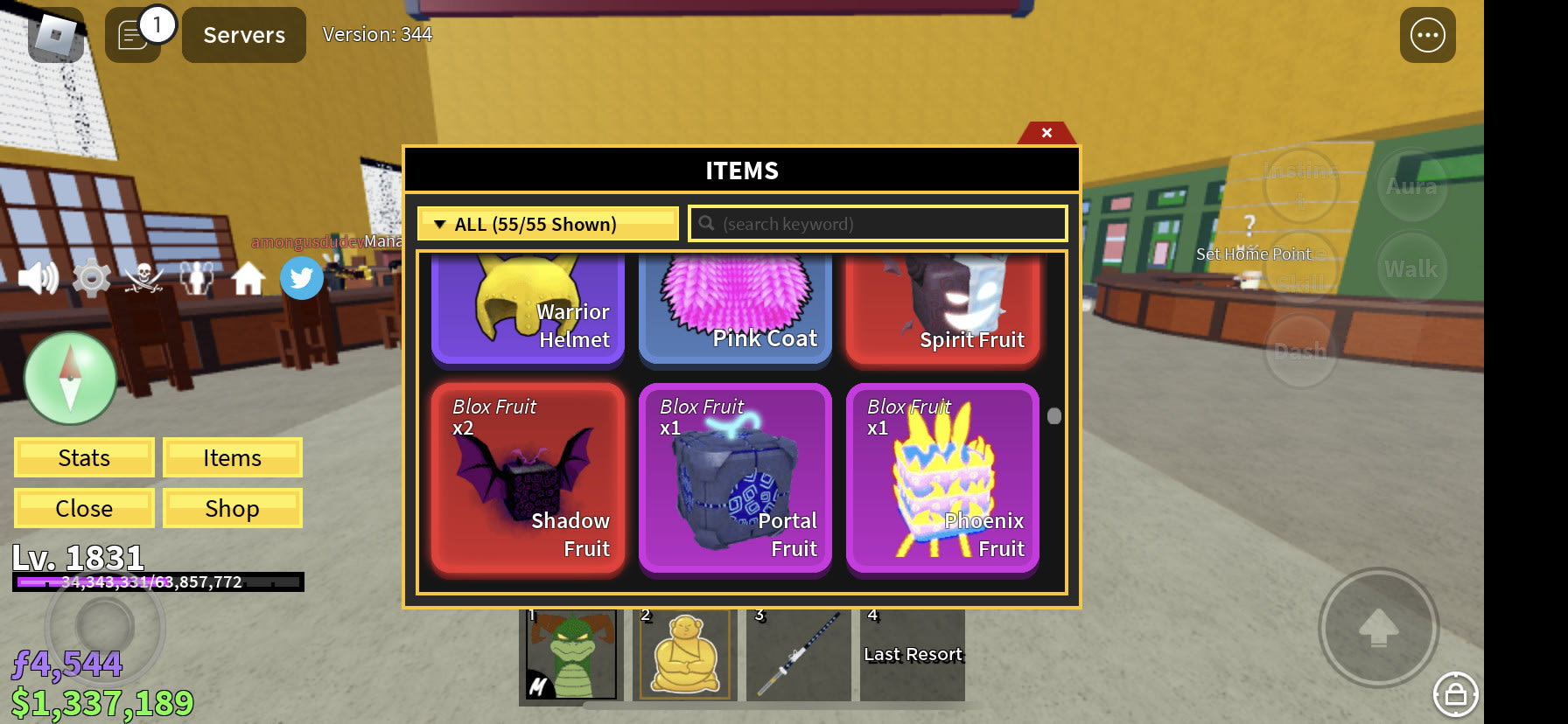 Blox Fruit Fruits via TRADE (LVL 700+)