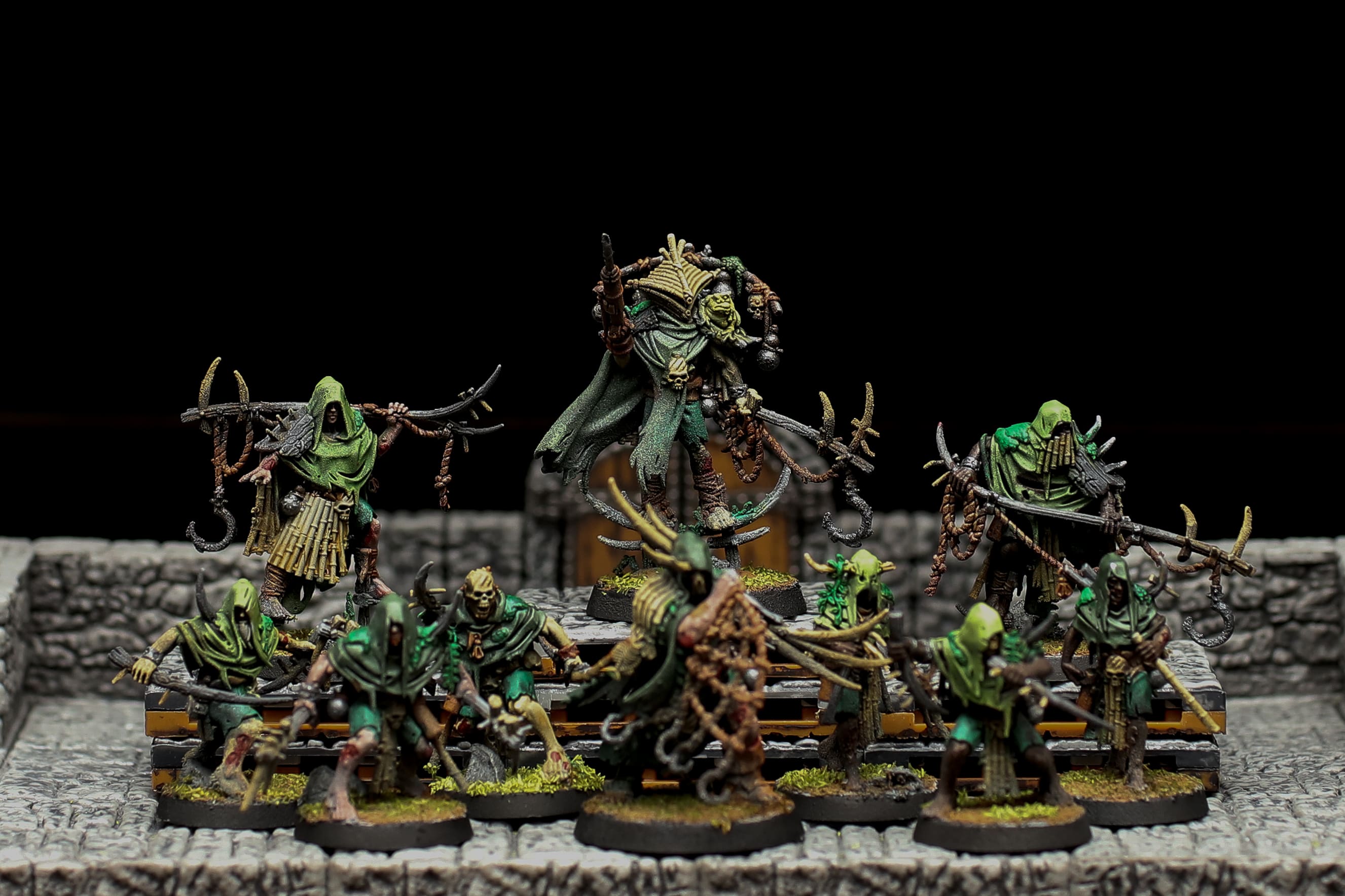 paint a full, custom warhammer aos warcry warband for you