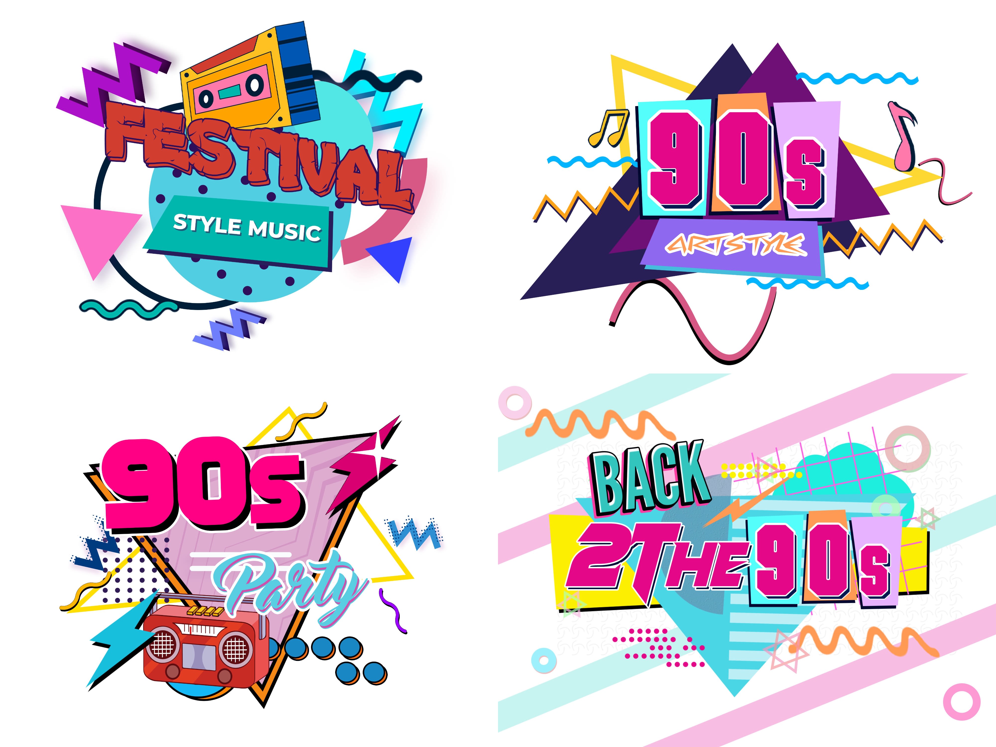 Make 80s 90s logo typography pop style design by Pop_artist22