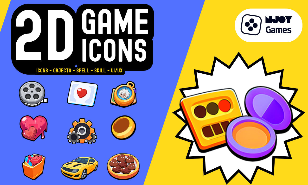 Racing Game UI Pack, 2D Icons