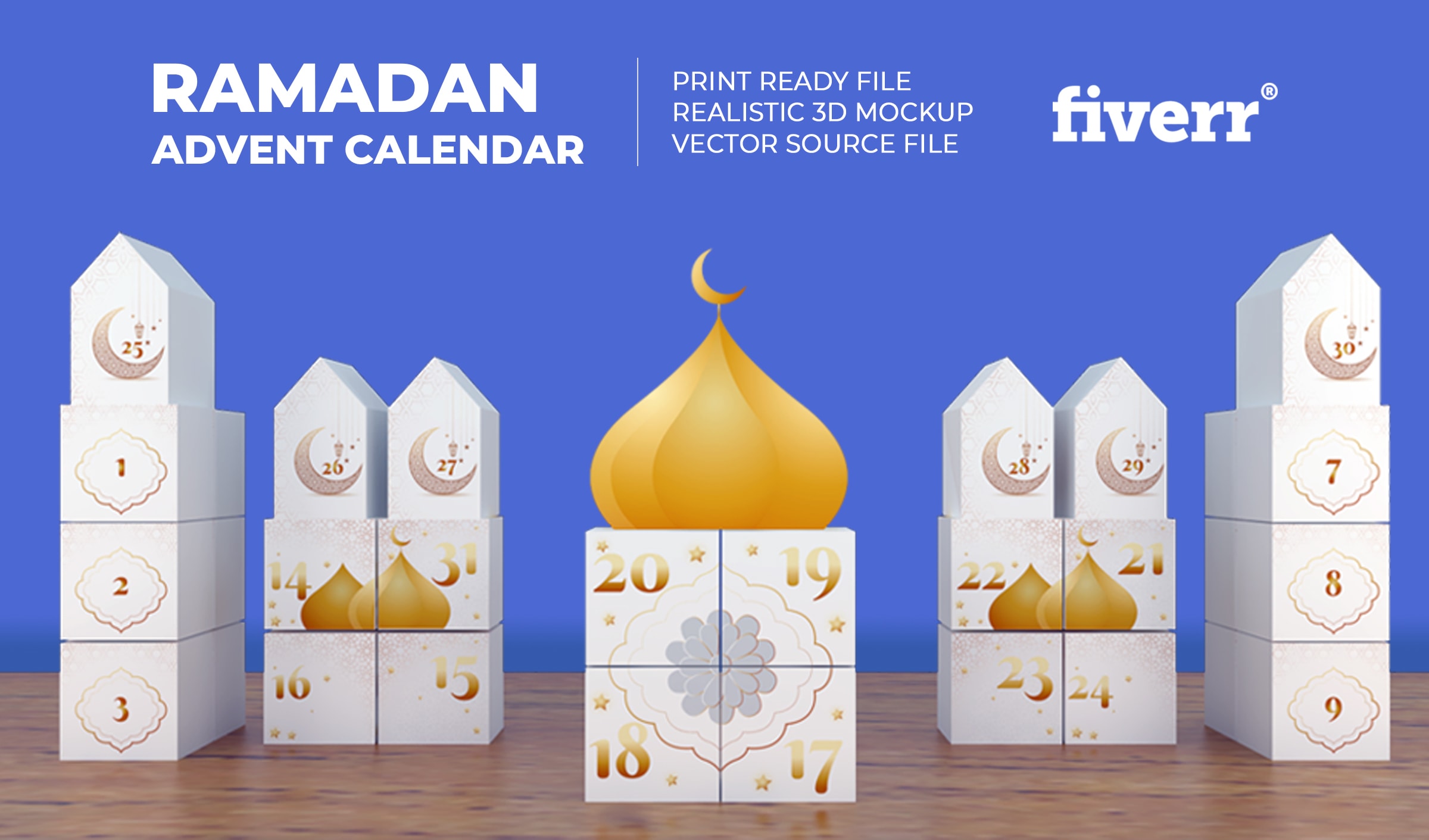Calendrier du Ramadan pour enfants personnalisé, calendrier du