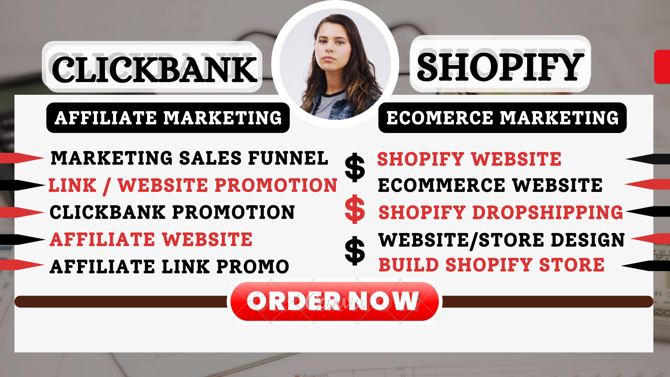 Clickbank affiliate marketing sales funnel or Landing Page